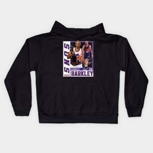 Charles Barkley The Chuck Basketball Legend Signature Vintage Graphic Retro Bootleg Style Kids Hoodie